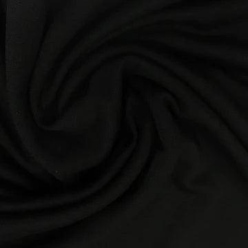 Black Tencel/Organic Cotton/Spandex Fleece Fabric - wellspringsrenewal