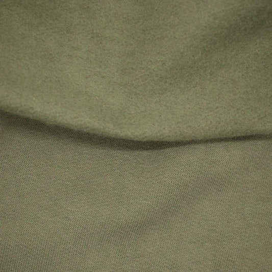 Fir Green Organic Cotton Fleece Fabric- 240 GSM - Grown in the USA - wellspringsrenewal